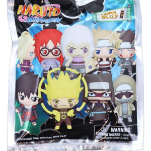¡Colecciona tus Ninjas Favoritos! Bolsa de Espuma 3D con Clip Naruto Shippuden Serie 4, Diseño Multicolor. Figuras Sorpresa con Personajes Icónicos co