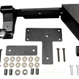 Soporte de Montaje para Gato Hi-Lift compatible con Jeep Wrangler JK 2007-2018, Negro, Instalación Sencilla en Bisagras de Fábrica, Compatibilidad Amp