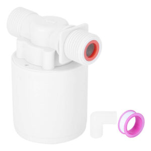 Agatige Válvula de Flotador para Tanque de Agua G1/2: Control de Nivel Automático, Plástico Resistente, Ideal para Tinacos y Cisternas, Ahorro de Agua