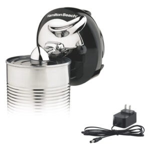 Abrelatas Eléctrico Inalámbrico Walk n Cut 76501G: Negro, Automático y Recargable para Cocina. Abre Latas de Cualquier Tamaño, Fácil Limpieza y Almace