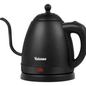 Hervidor Eléctrico de Cuello de Cisne [Marca] Modelo [Modelo] - 1.0L Acero Inoxidable Negro Mate, Control Preciso Temperatura, Apagado Automático, Ide