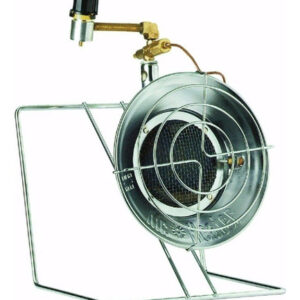 Calentador de Exterior Portátil MH15CS de Mr. Heater: 1 Quemador, 4.2 kW (14,300 BTU), Encendido Seguro y Diseño Compacto para Calentar al Aire Libre