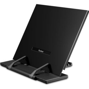 Soporte Metálico Multifuncional GHU para Lectura, Computadora y Libros - 7 Posiciones Ajustables, Negro - Modelo GHU91372864: Ideal para Hogar, Oficin