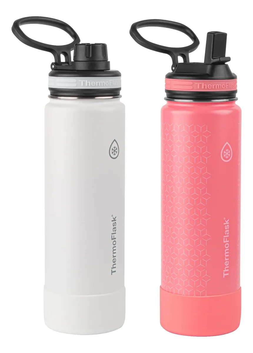 Paquete De 2 Botellas De Agua 710 Ml Aislamiento Acero Inoxi