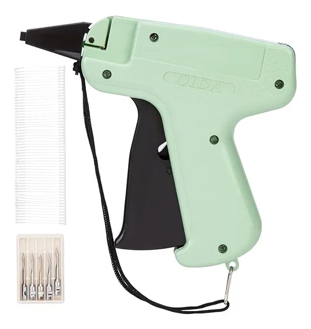 Kit Pistola Etiquetadora Ropa 2000 Púas, 5 Agujas Metal, Aplicador Precio Minorista, Marcadora Tela Duradera Profesional