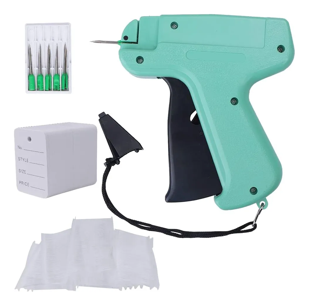 Kit Pistola Etiquetadora Profesional 1000 Púas, 200 Etiquetas de Precio Ropa, 5 Agujas Metal | Marca Dorkis | Plástico ABS Resistente | Ideal Comercio Electrónico y Tiendas
