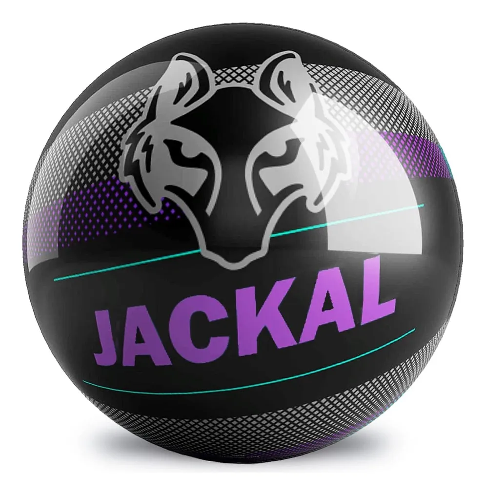 Bola de Bolos Motiv Jackal Pixel Repuesto Negra Morada 5.4 Kg Poliéster Duradero para Bowling Recreativo y Principiantes - Edición Limitada 2022