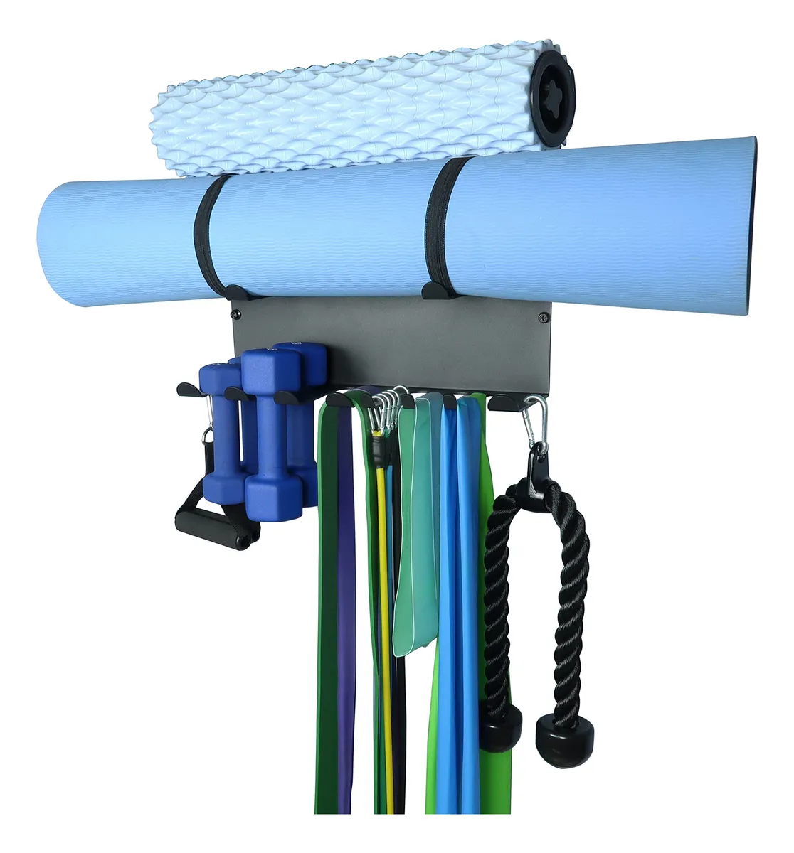 Estante de Almacenamiento Profesional para Equipos de Gimnasio - Organización Versátil y Segura para Tu Espacio de Entrenamiento Doméstico o Comercial - Diseño Duradero y Elegante