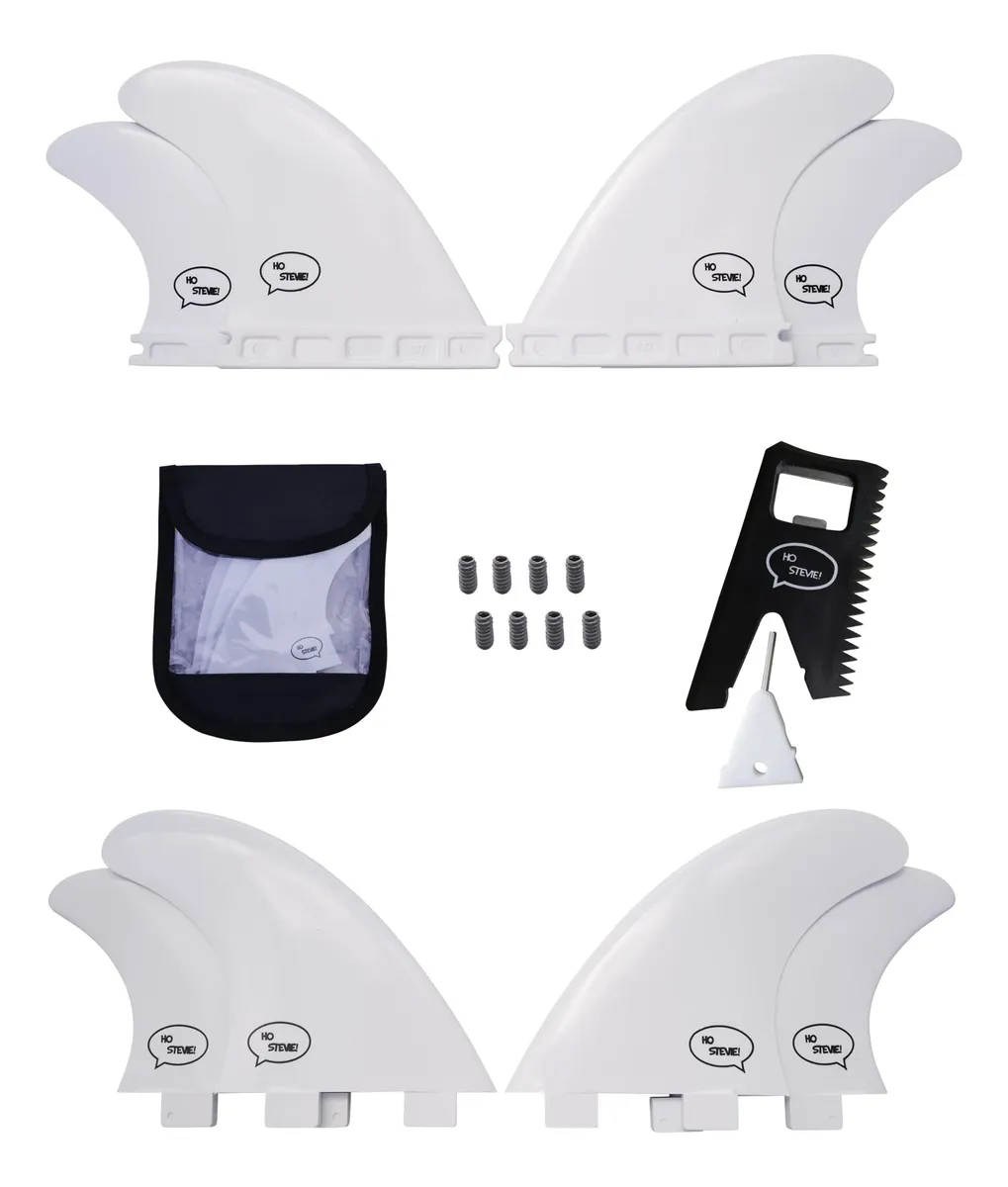Aletas de Surf de Polímero Reforzado Cuádruple - Rendimiento y Durabilidad para Olas Perfectas | Set Completo