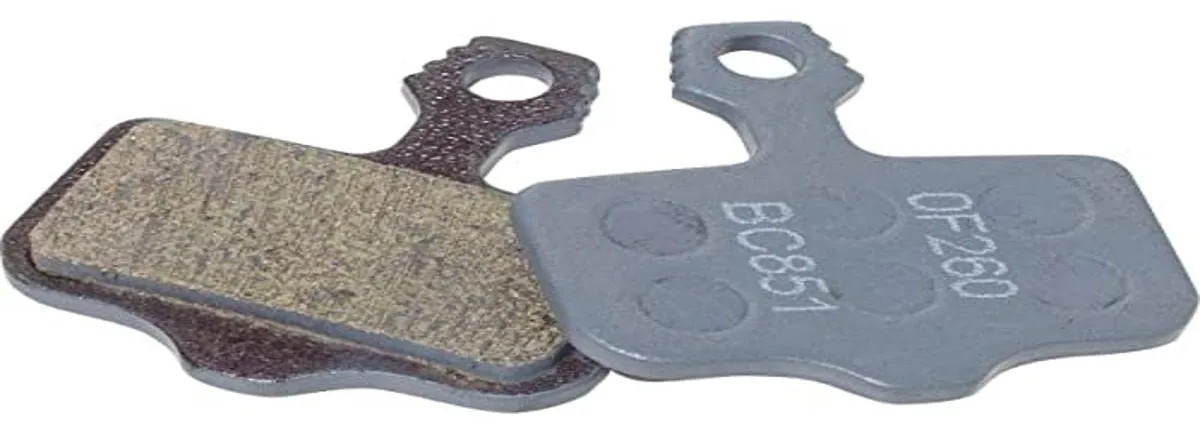 Pastillas de Freno de Disco Orgánico Bronce y Acero Potente para Bicicleta - Rendimiento Superior y Durabilidad Mejorada