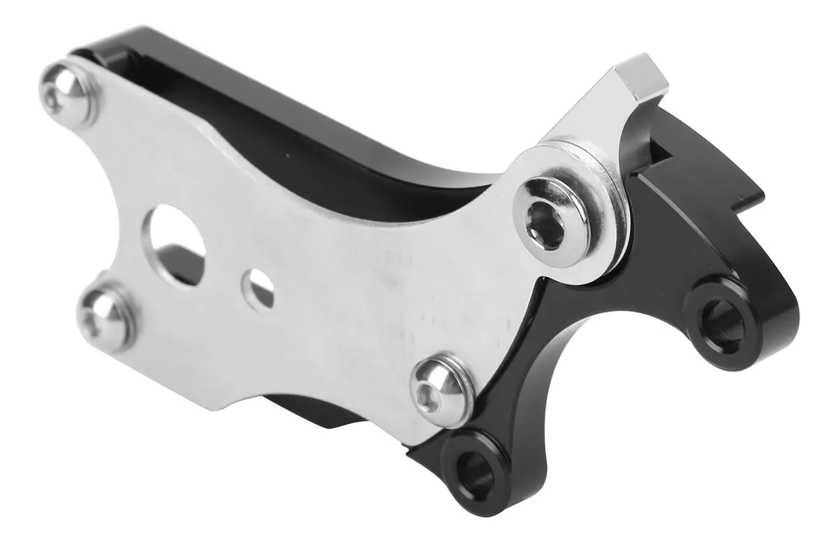 Adaptador Convertidor Freno de Disco para Bicicleta - Aleación de Aluminio - Instalación Sencilla - Mejora tu Frenado - Para Ruedas y Cuadros Universales - Plata