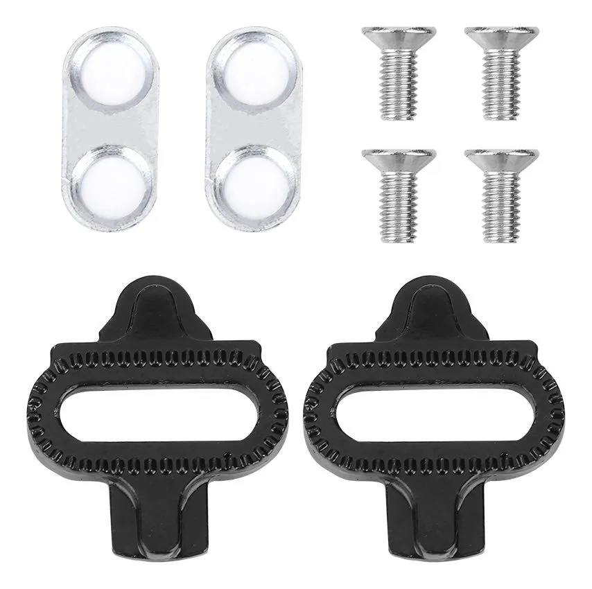 Calas SPD para Bicicleta Compatible con Pedales Ciclismo Profesional - Sistema de Enganche Rápido y Seguro - Ajuste Preciso para Mountain Bike y Carretera - Incluye Tacos de Repuesto - Diseño Versátil