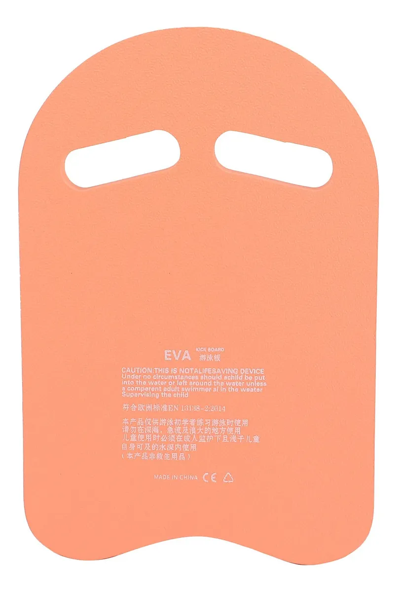 Tabla de Natación Flotador Forma U en EVA Ligera - Entrenamiento Profesional Piscina - Naranja/Negro