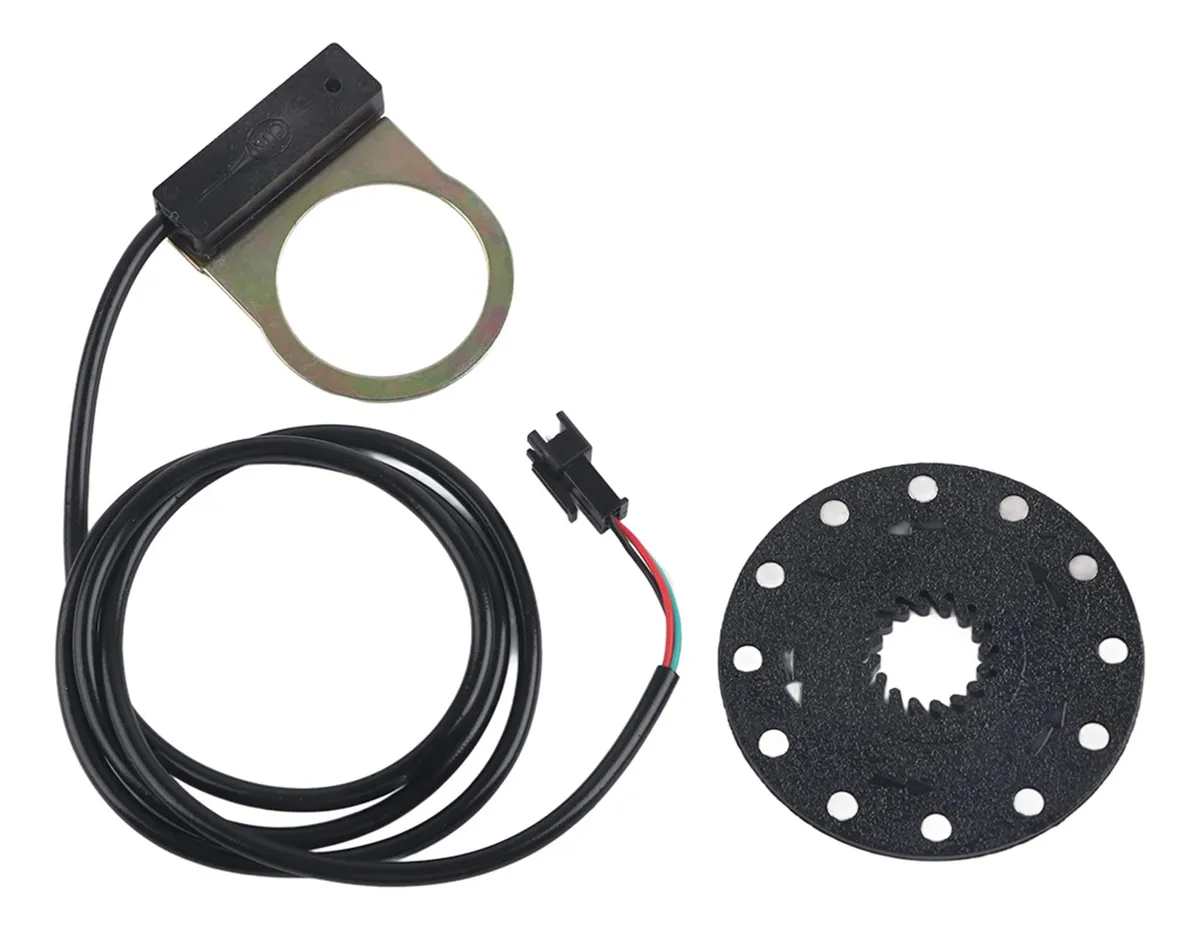 Asistente de Pedal para Bicicleta Eléctrica | Sensor 12 Imanes Negro | Mejora tu Experiencia de Ciclismo | Compatible con Sistemas de Asistencia