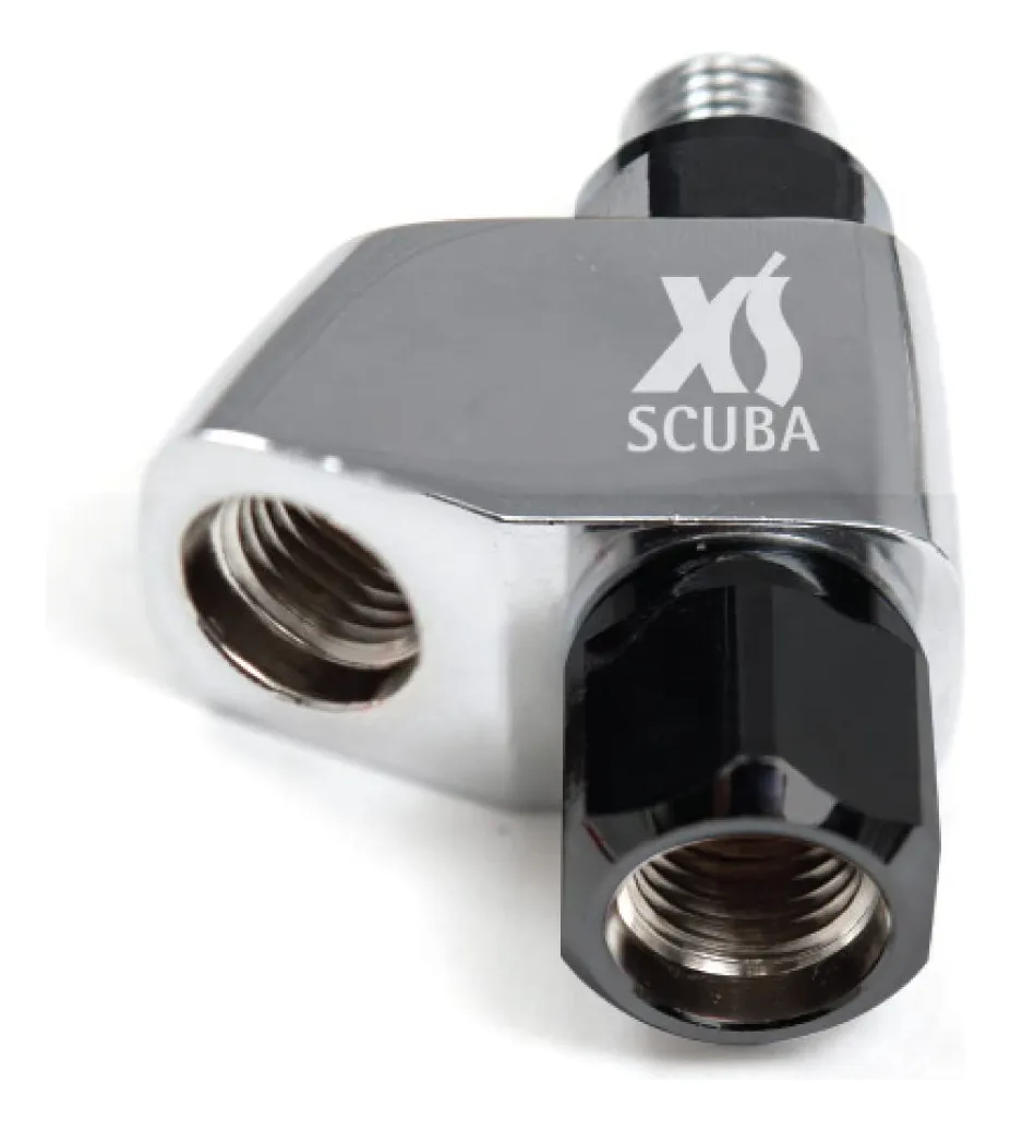 Adaptador de Puerto de Alta Presión para Buceo XS: Conexión Segura y Fiable para Equipos de Buceo Profesional y Recreativo. Color Variado.