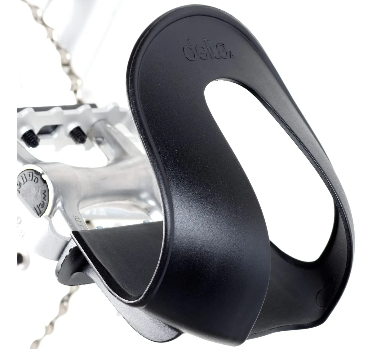 Calas de Pata para Bicicleta Delta Cycle Negro - Sin Correa, Facilita el Ciclismo, Accesorios para Pedales de Bicicleta, Rendimiento y Comodidad