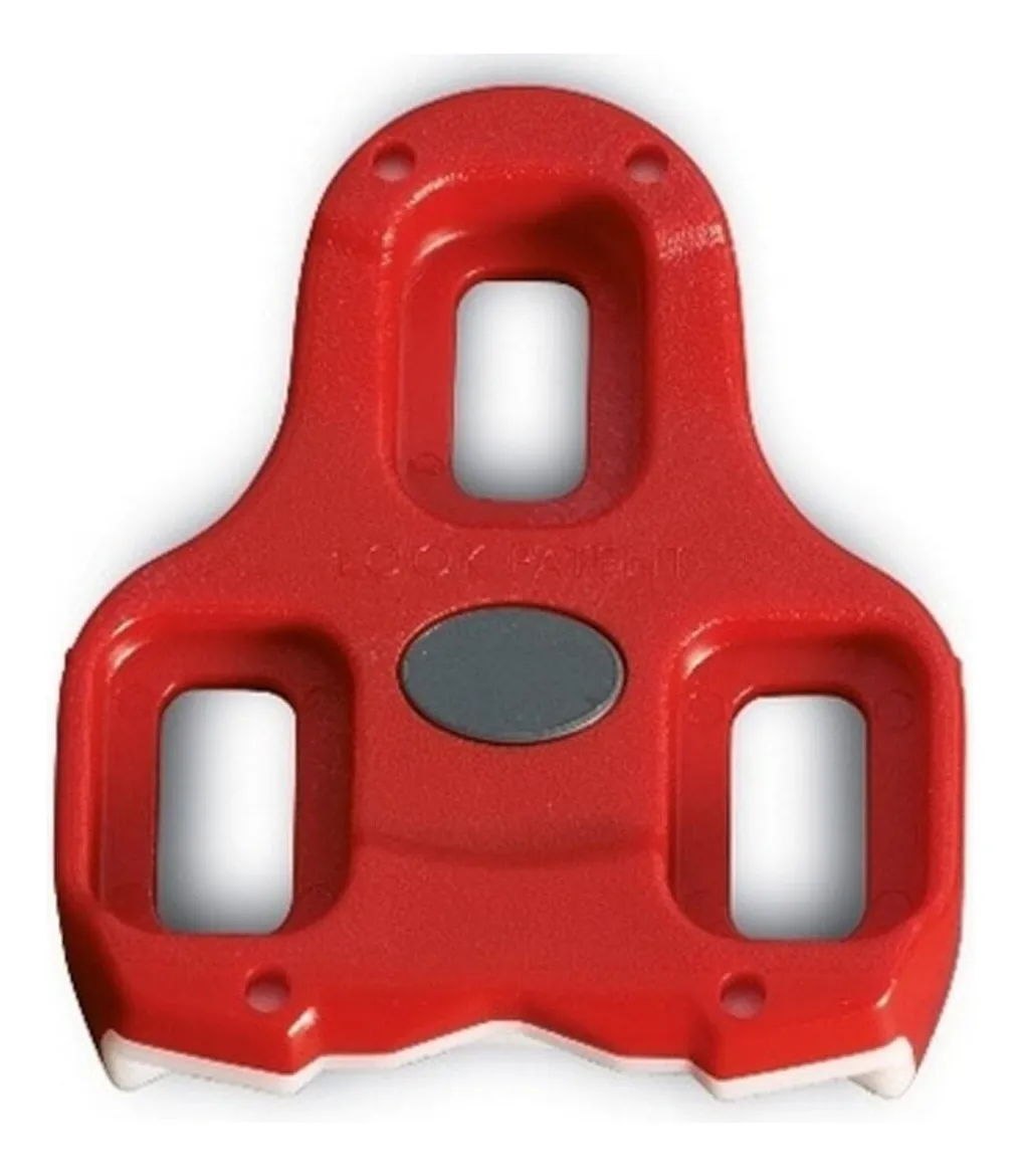 Cales Bi-Material Look KEO para Ciclismo: Compatibles 100%, Máximo Rendimiento y Durabilidad en Color Rojo Intenso