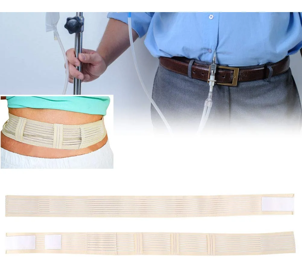 Cinturón Ajustable Transpirable L para Diálisis Peritoneal - Diseño de Tela Grande y Cómodo - Soporte Seguro y Confort Diurno/Nocturno