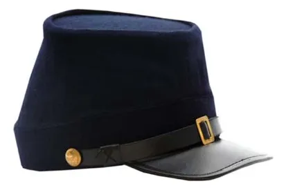 Kepi Civil War Azul Talla Grande Szco Supplies - Sombrero Histórico Auténtico de Colección y Recreación
