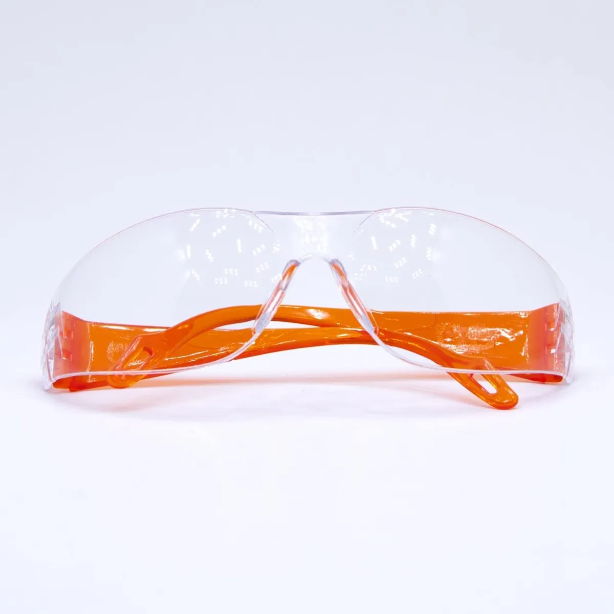 Lentes de Protección para Niños Naranja - Cristales Claros y Seguros - Protección Ocular Infantil para Deportes y Actividades al Aire Libre