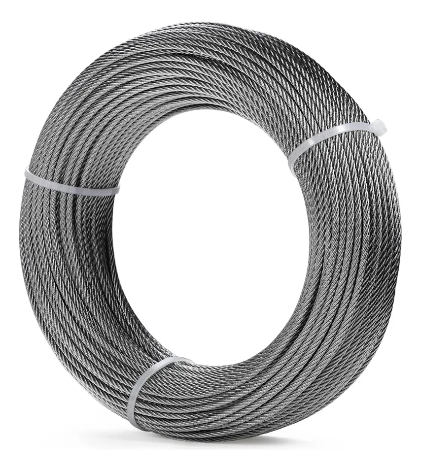 Cable de Acero Inoxidable 1/8" para Barandillas y Proyectos DIY | Resistente a la Corrosión | 30 Metros de Longitud | Acabado Plateado Brillante