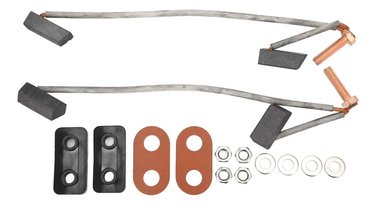 Juego de Escobillas de Carbón para Carros de Golf Club Car G8, G9, G14, G16 - Recambio Esencial para Motor - Color Negro/Gris