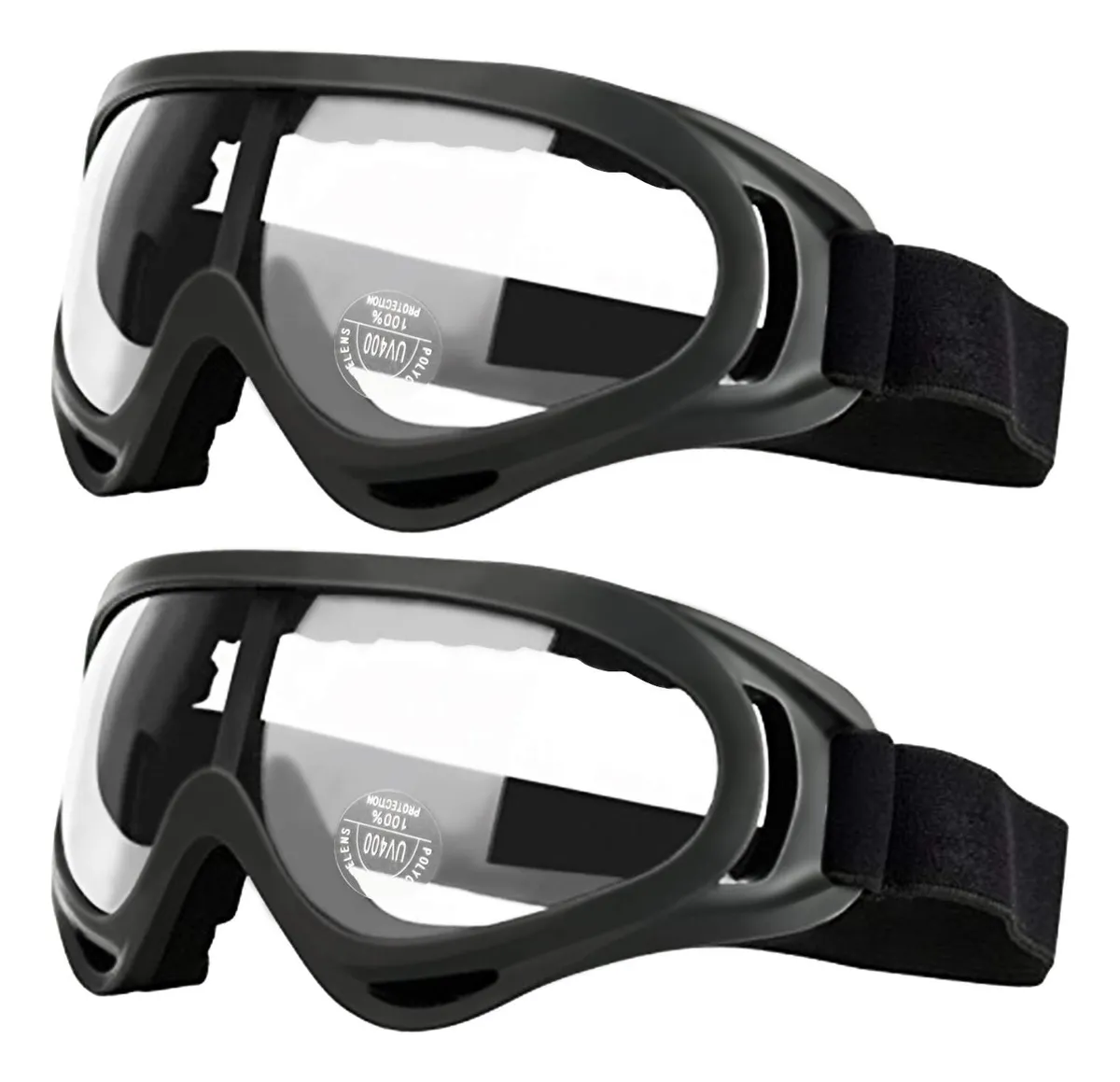 Pack x2 Anteojos de Seguridad para Niños con Protección UV400 contra Viento y Rayos Solares | Lentes Resistentes para Exteriores