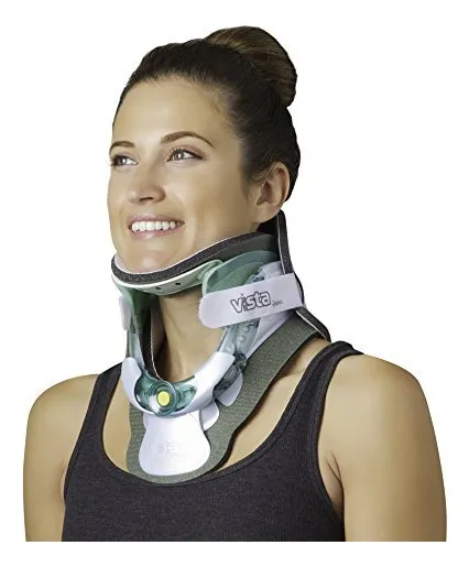 Collar Brace Plus para Cuello con Almohadillas de Repuesto Ajustables: Soporte Cervical y Alivio del Dolor para Uso Diario