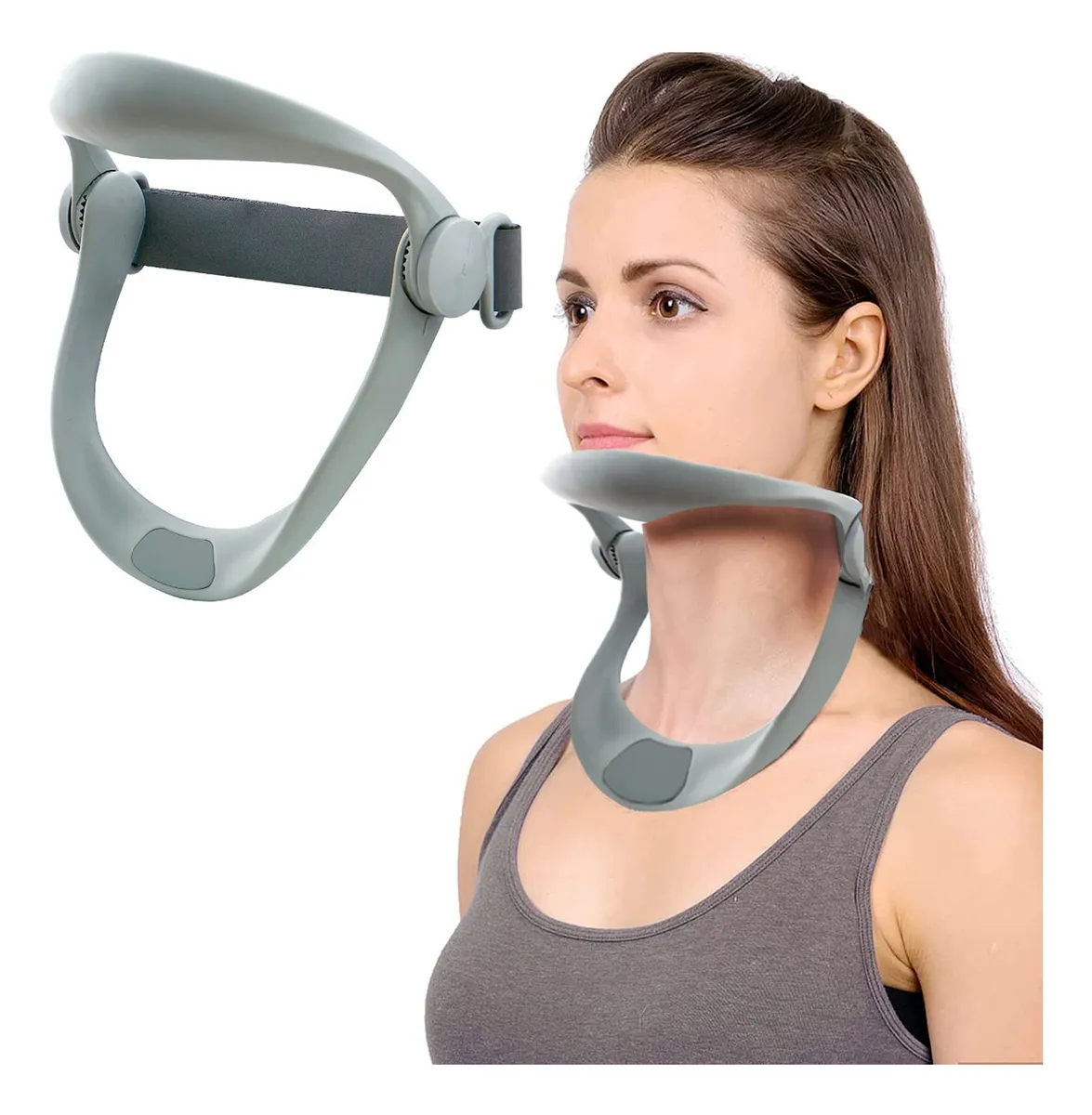 Corrector de Postura Ajustable para Cuello y Hombro | Soporte Ergonómico para Alivio del Dolor y Mejora de la Columna Vertebral