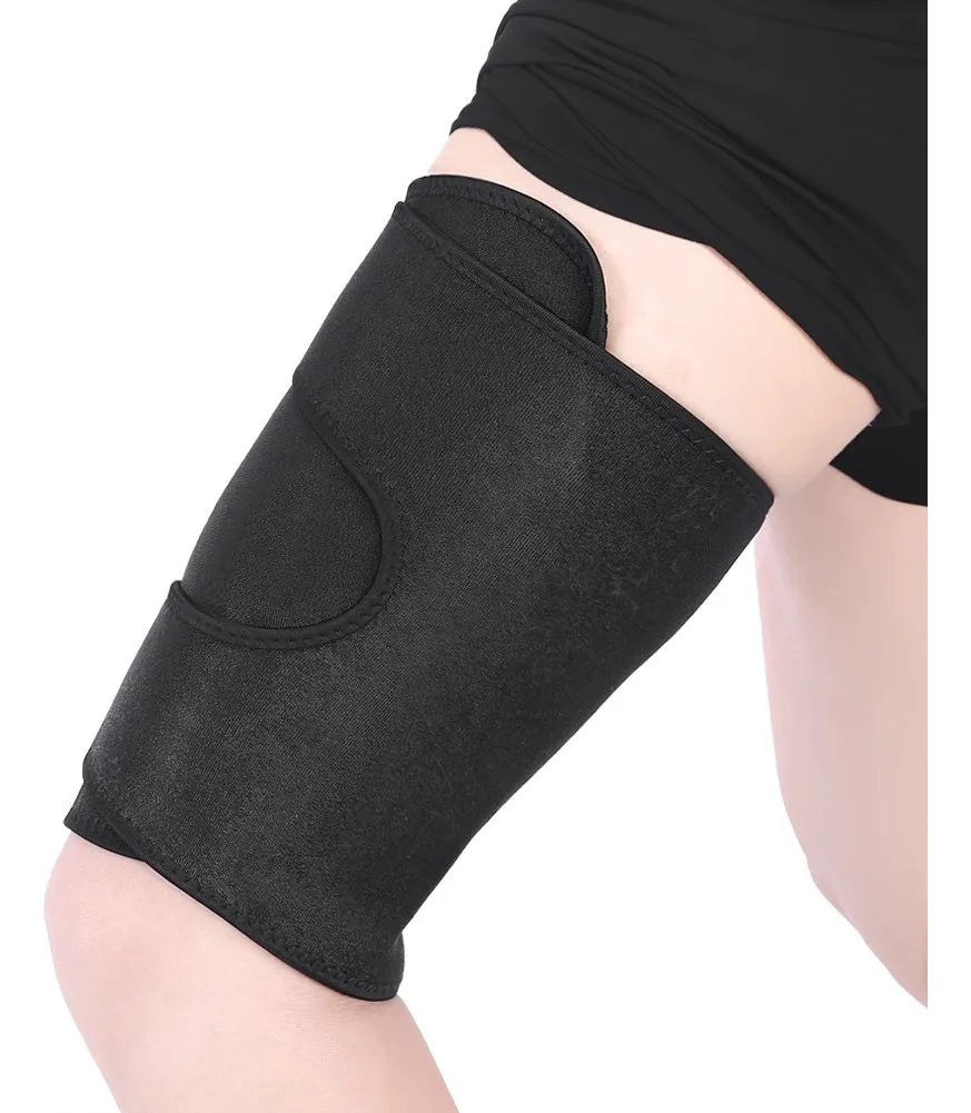 Muslera Deportiva de Neopreno con Soporte y Compresión para Alivio de Dolor en Músculos de los Muslos | Entrenamiento y Recuperación | Ajustable y Transpirable