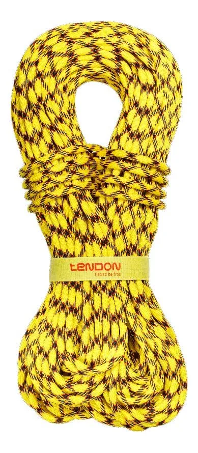 Cuerda Dinámica Escalada en Roca UIAA 9.7mm x 70m - Alta Seguridad y Resistencia | Amarillo
