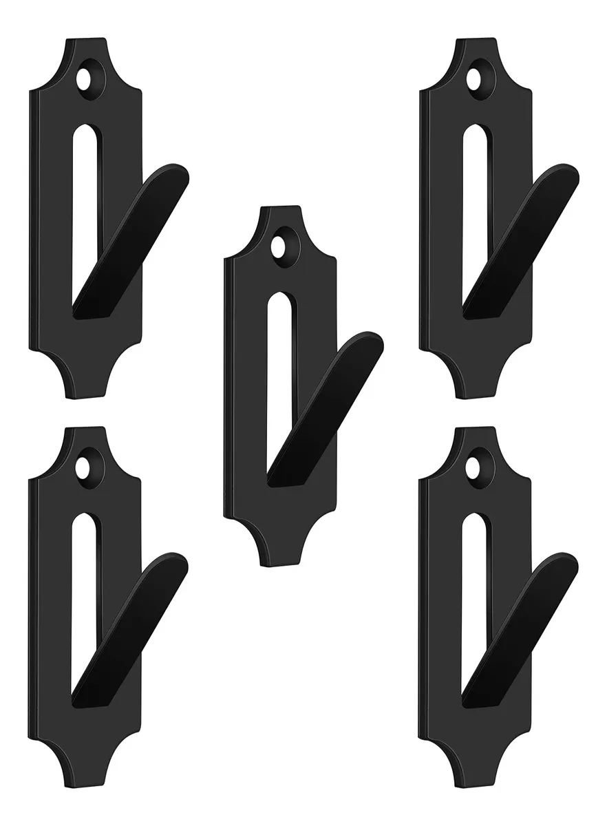 Colgadores de Pared Calavera: Set de 5 Soporte Cráneo Negro para Decoración y Organización - Estilo Gótico y Alternativo