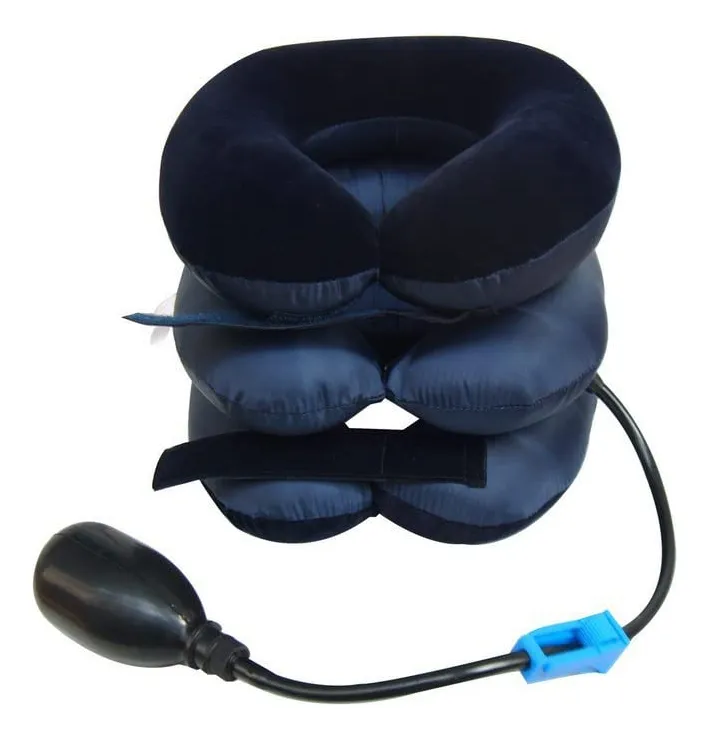 Collarín Cervical Blando Azul para Alivio y Relajación del Cuello | Soporte Ergonómico Ajustable