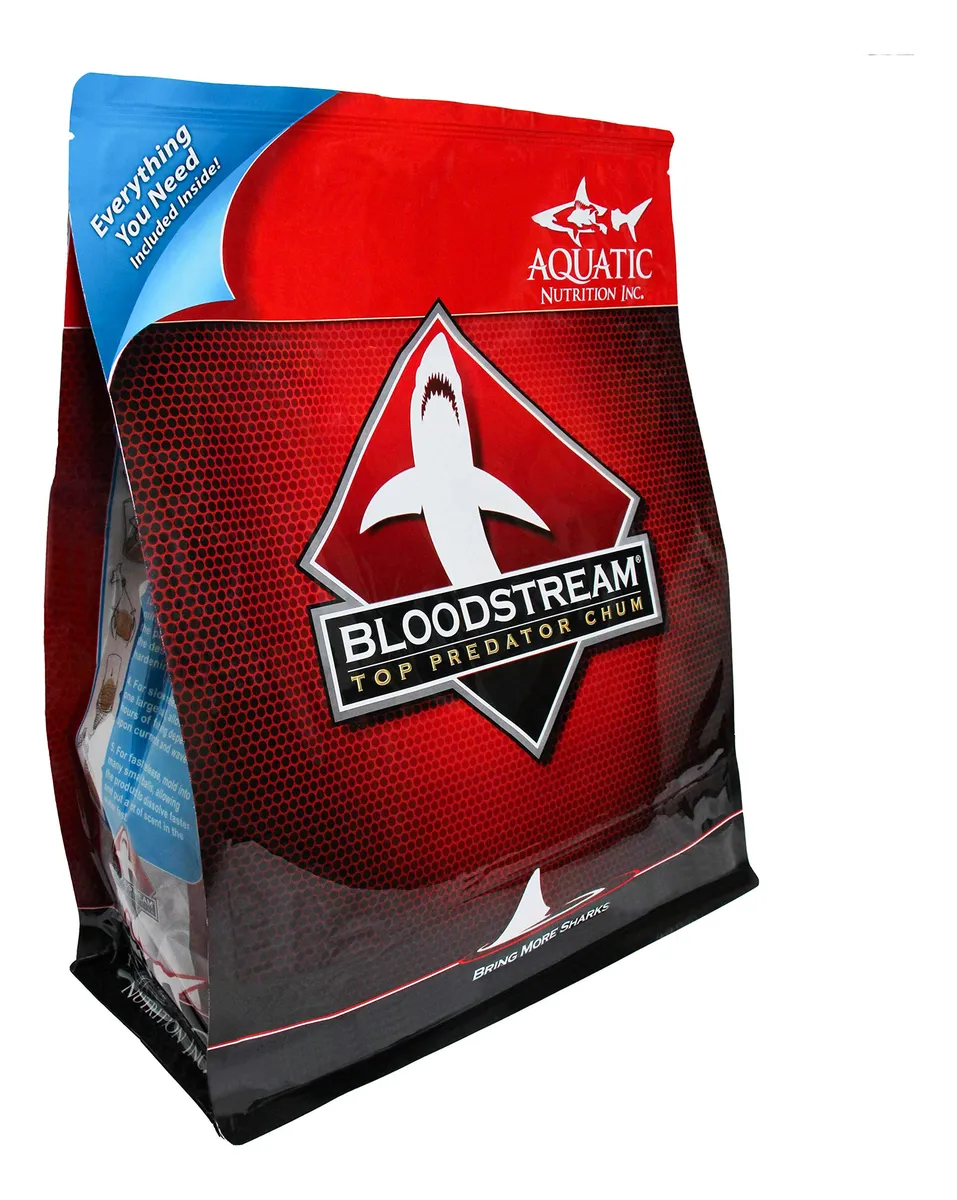 Alimento Para Peces Chum Predator Premium 5 Libras - Nutrición Completa para Peces de Gran Tamaño y Depredadores - Bolsas de 5 Lb - Rojo