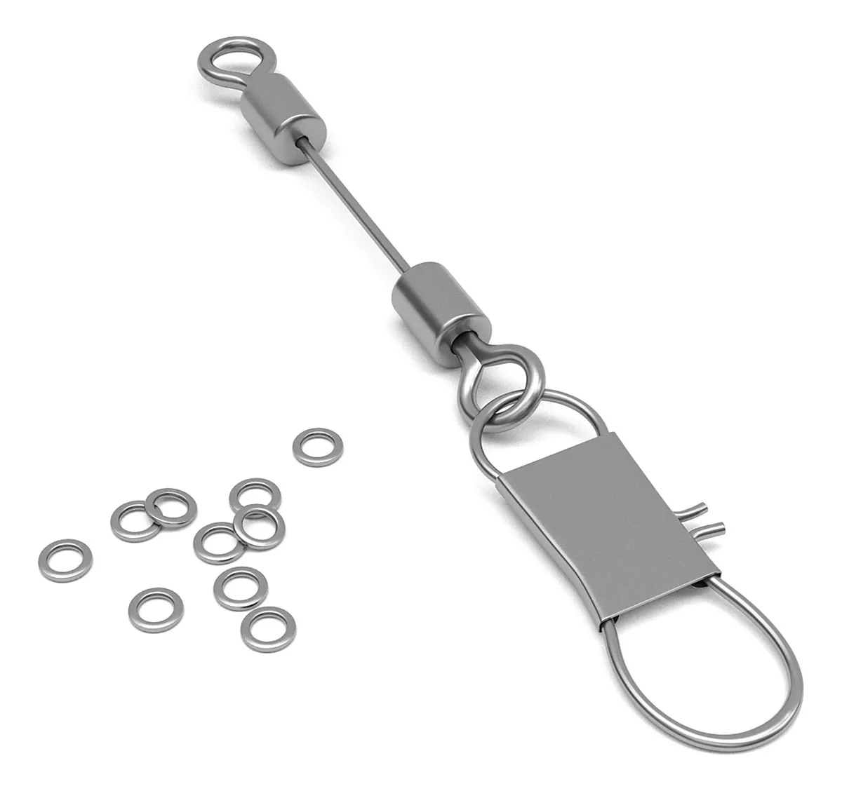 Anillos de Conexión para Pesca con Mosca | Níquel Resistente 2mm (11kg) y 2.5mm (18kg) | Accesorios Profesionales para Lances Seguros