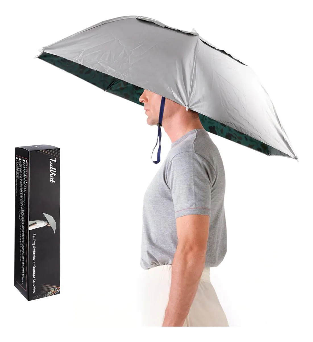 Sombrilla Plegable 91cm para Pesca y Jardinería - Protección Solar Resistente y Portátil - Color [Nombre del Diseño]