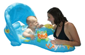 Juguete para Aprender a Nadar Baby Rider Infantil - Flotador Diseño Seguro para Niños - Fácil de Usar y Divertido para Piscinas y Playas - Un Solo Color