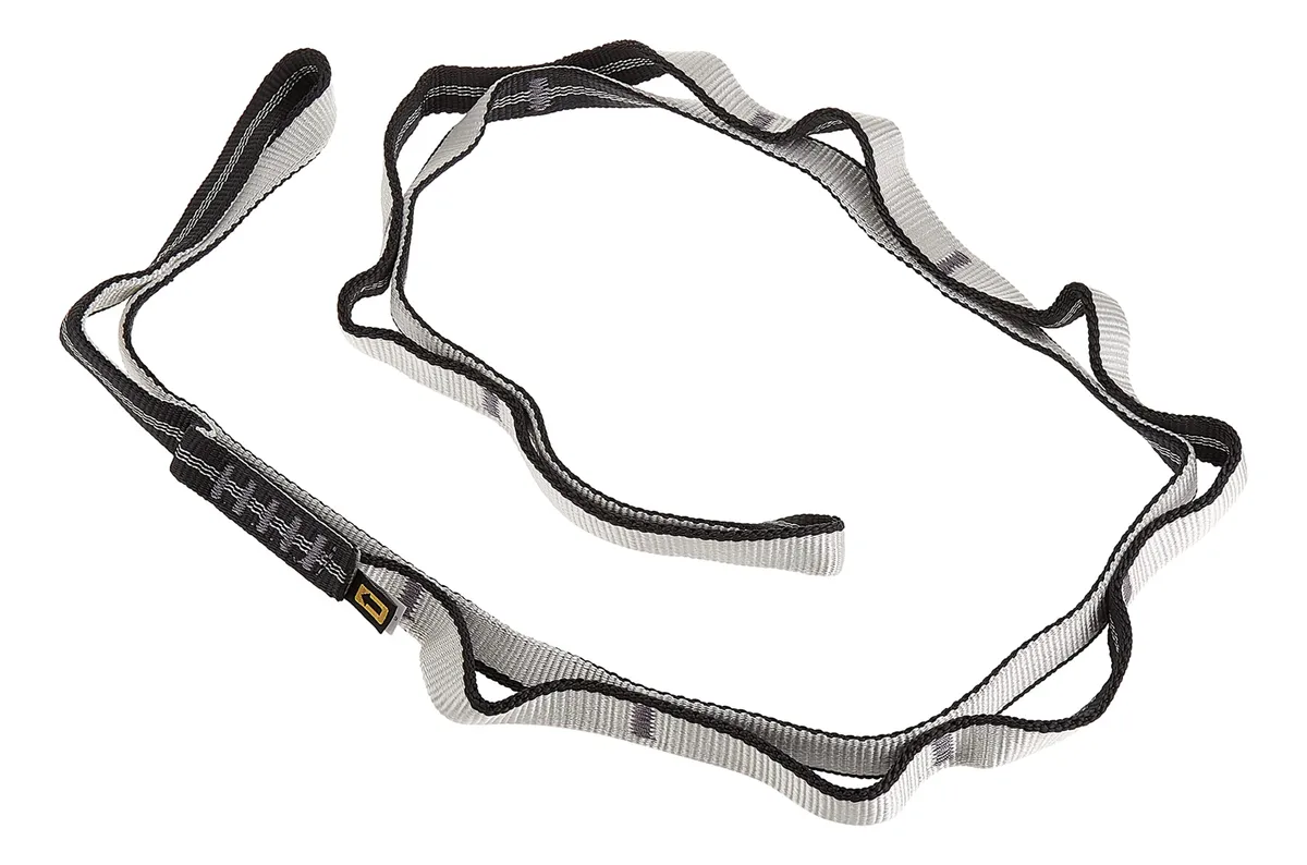 Cadena de Seguridad con Diseño de Margaritas para Escalada - Negro Resistente y Duradero para Aventuras Seguras