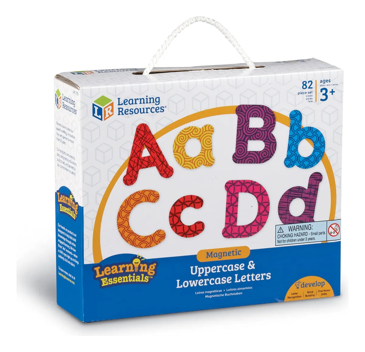 Simba Art & Fun Pizarra Magnética En Maletín – 62 Piezas, Letras Mayúsculas Y Minúsculas, Tiza Y Esponja – 32x30 Cm, +3 Años