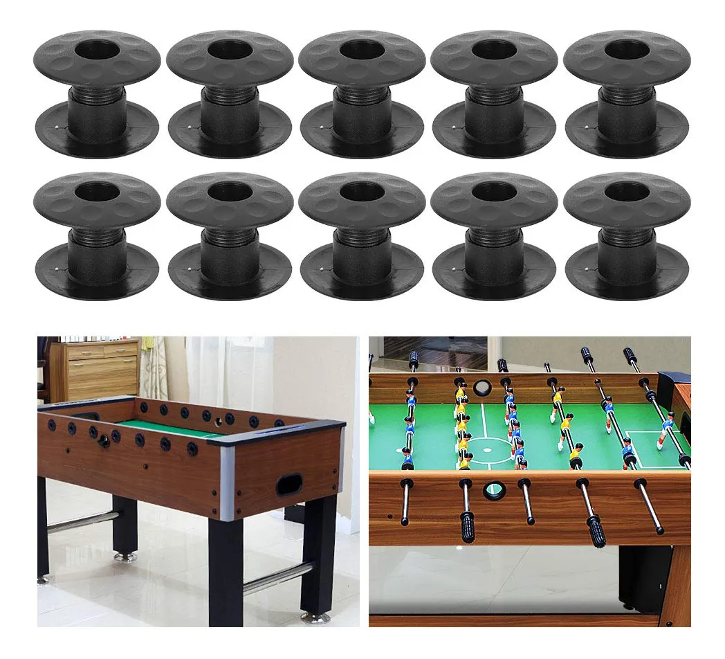 10 Pares de Rodamientos y Bujes de Alta Calidad para Fútbolín - Accesorios Esenciales para Mesas de Futbolín y Reemplazo Duradero