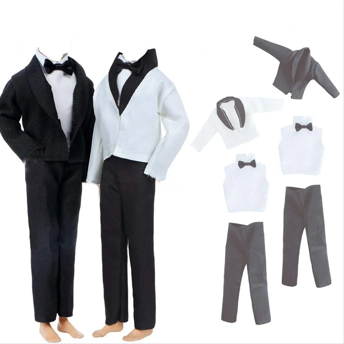 CAIROYAR Surtido de ropa para muñecas, conjuntos de moda para muñecas con accesorios, ropa CAIROYAR Surtido de ropa para muñecas, conjuntos de moda para muñecas con accesorios, ropa