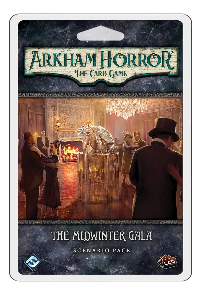 Arkham Horror The Card Game - Midwinter Gala: Escenario de Juego de Cartas para una Noche de Misterio y Aventura
