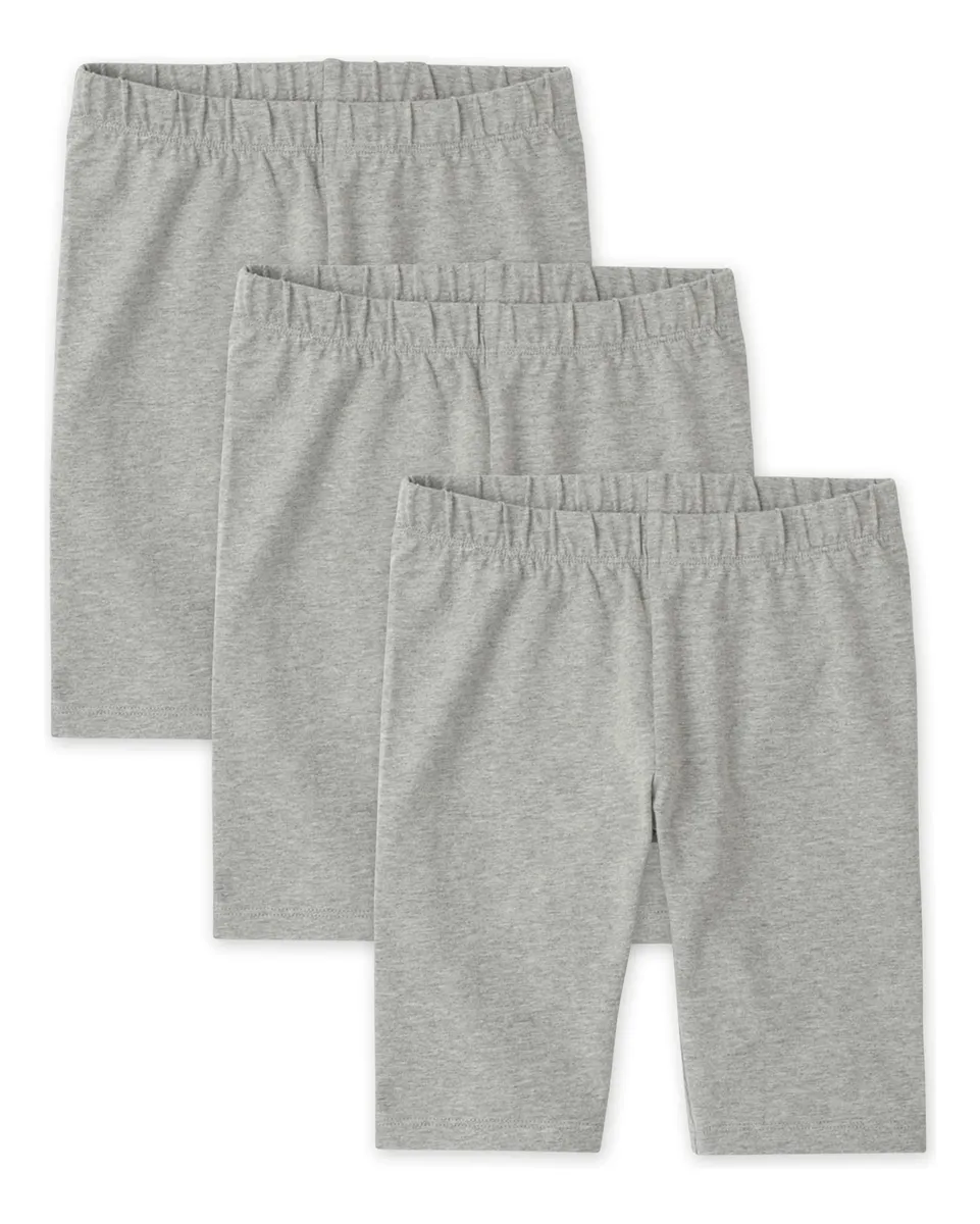 Pantalones Cortos de Bicicleta para Niñas - Pack de 3 Unidades - Cómodos y Transpirables para Ciclismo y Deporte - Tallas Variadas - Ideal para Verano
