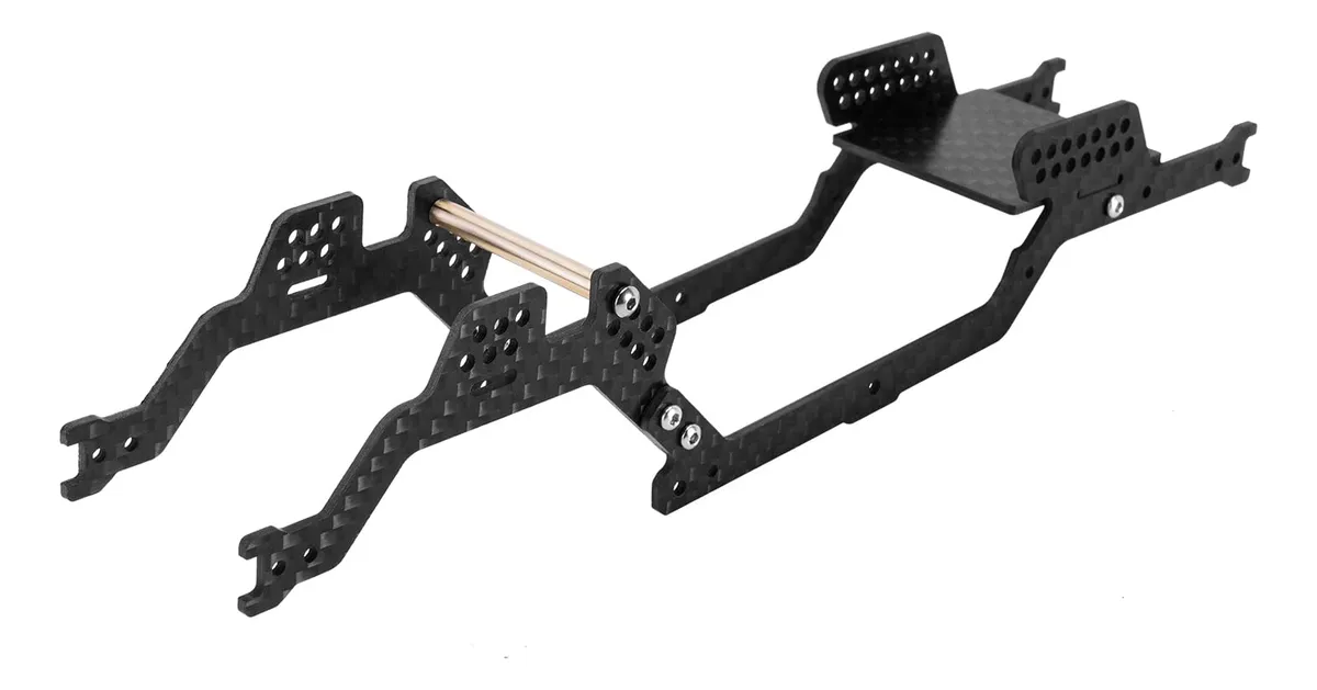 Kit Chasis Fibra de Carbono LCG para TRX4M Bronco 1/18 RC Crawler: Ligero, Resistente y Rendimiento Optimizado para Escalada y Off-Road