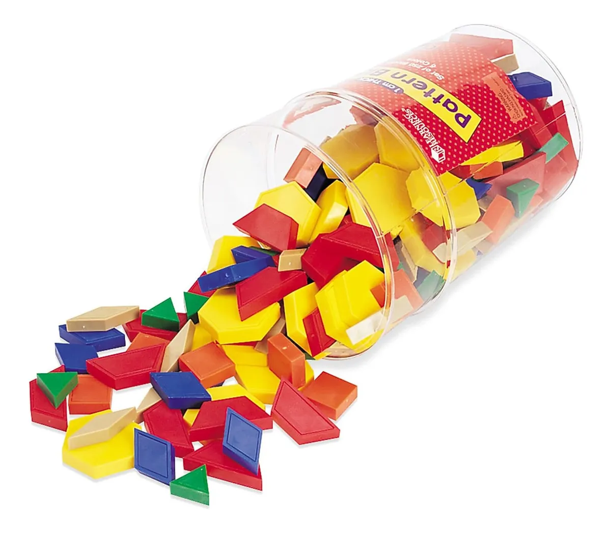 Bloques de Patrón Plástico 1cm - 250 Piezas - Ideal para Manualidades y Proyectos Creativos - Colores Surtidos