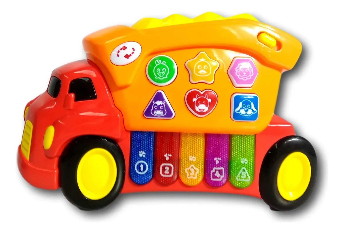 Juguete Órgano Musical para Bebé con Sonido y Luces LED Multicolor - Estimulación Temprana, Aprendizaje Divertido, Colores Vibrantes