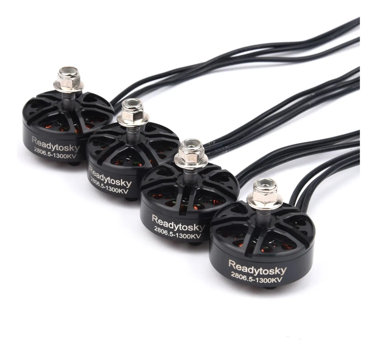 Pack 4 Motores Sin Escobillas 1300KV para Drones FPV - Alto Rendimiento para Carreras y Vuelo de Precisión - Compatibles con Baterías 3S a 6S