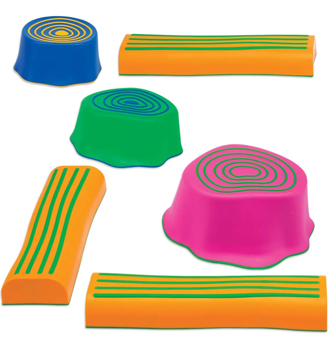 Campo de Obstáculos para Patio Trasero - Kit de 6 Piezas para Niños - Diversión Segura y Activa al Aire Libre - Colores Vibrantes