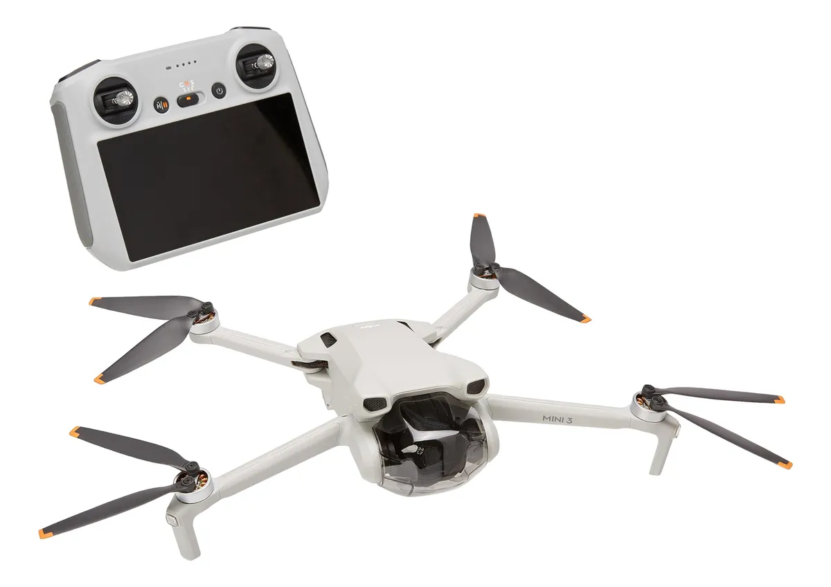 Dron Mini DJI Mini 3 RC con Cámara Integrada - Vuelo Estable y Fácil Control - Color Blanco Profesional - Ideal para Fotografía Aérea y Videos
