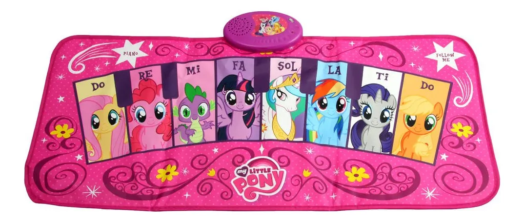 Alfombra Electrónica Piano My Little Pony para Niños: Juego, Música y Actividades Interactivas. Diversión Educativa Segura y Duradera.